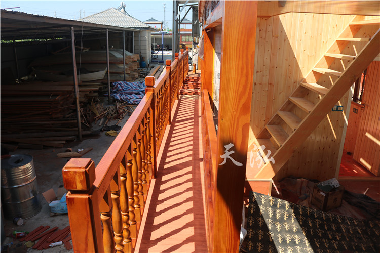 雙層畫舫船th002