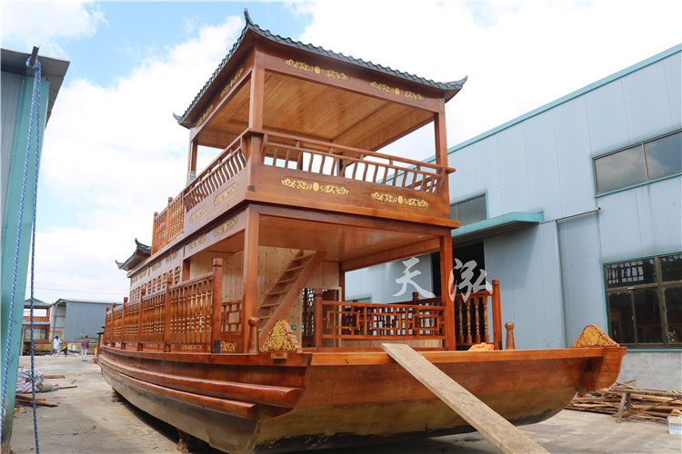 雙層畫舫船th002