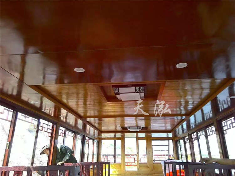 雙層畫舫船th004